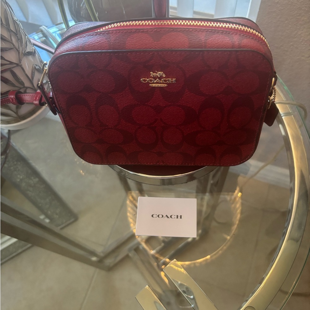 Coach Burgundy Crossbody Bag